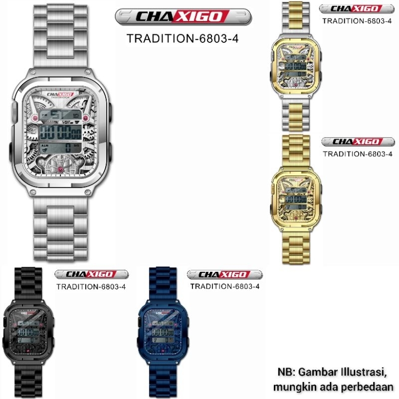 Jam Tangan Pria Chaxigo Tradition 6803-4 Original