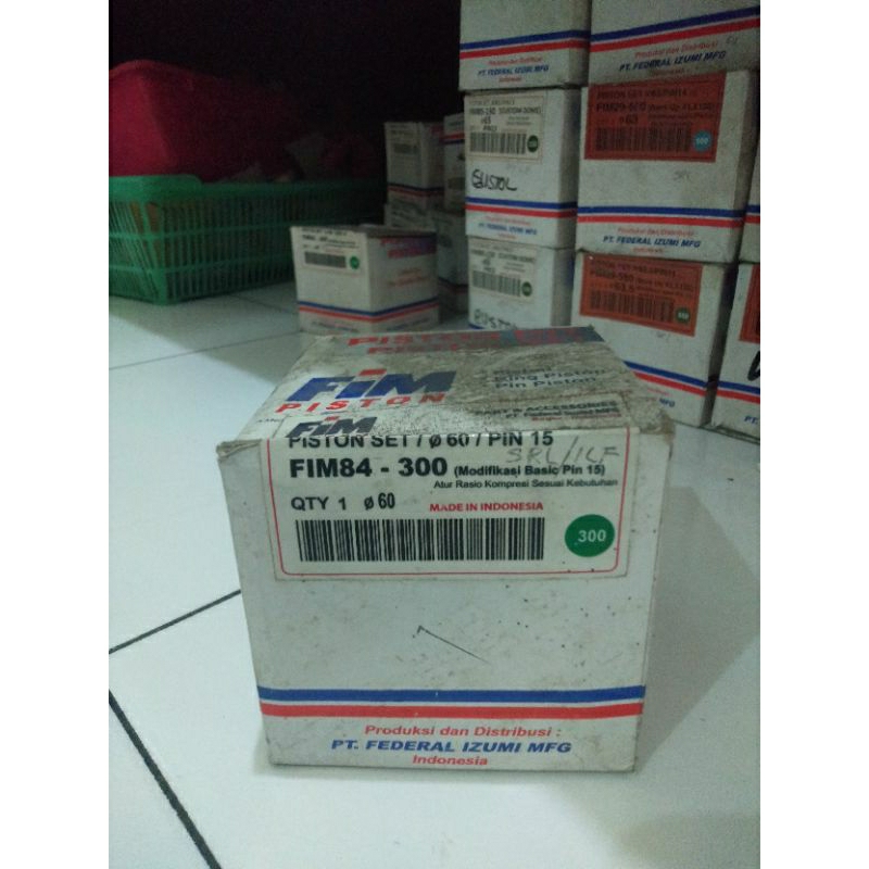 Piston / Seher Fim Custom Dome Mentah Pin 15 Diameter 60mm