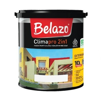 Belazo CLIMAPRO 2 in 1 Cat Tembok Exterior Premium 2,5 Ltr
