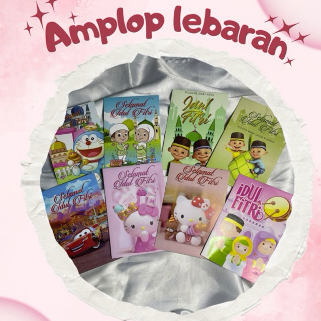 

READY STOK‼️AMPLOP LEBARAN KARTUN ISI 10 PCS