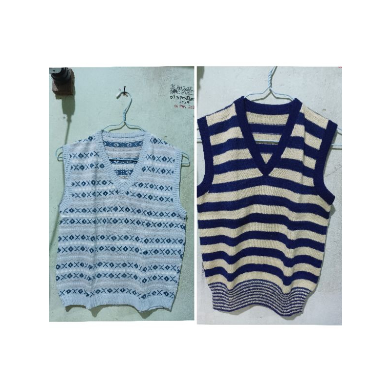 Thrift Vest Rajut Anak # Outer Anak Rompi Size 130 140