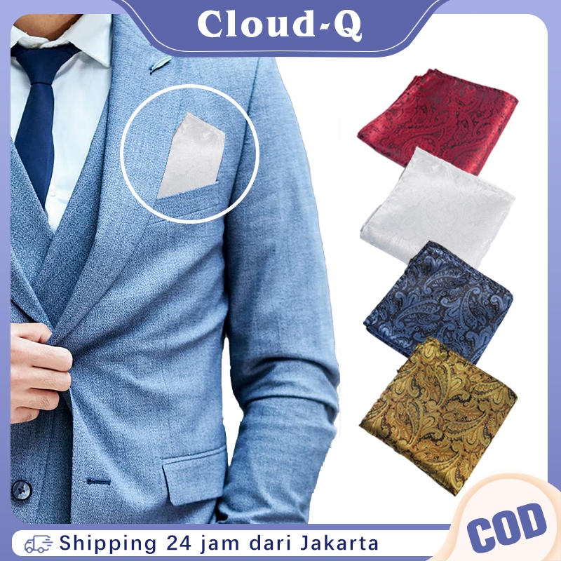 Sapu Tangan Jas Pocket Square Saputangan Jas Pria Handkerchief Sapu Tangan Motif Batik