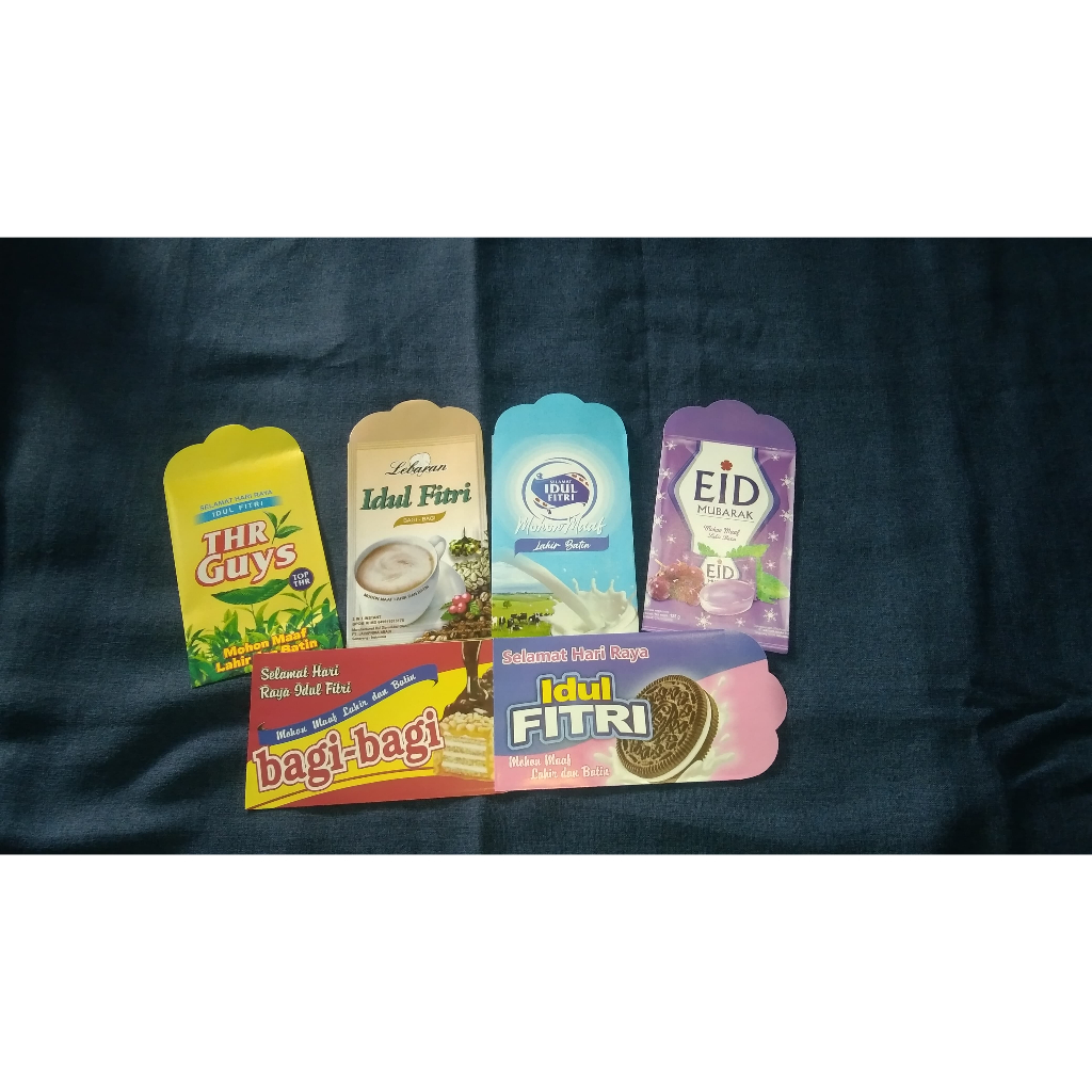 

AMPLOP LEBARAN HARI RAYA IDUL FITRI UNIK MOTIF SNACK ANGPAO LEBARAN ISI 10 PCS