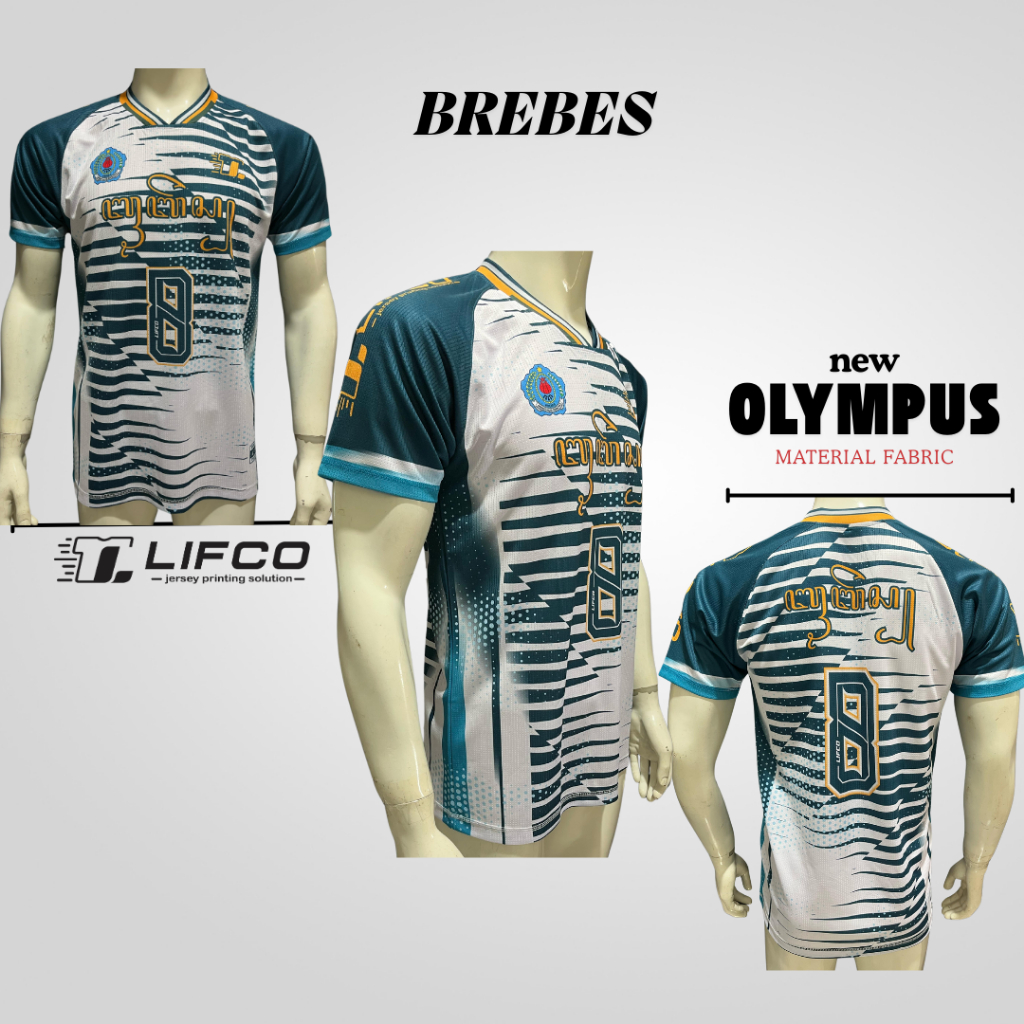 JERSEY VOLI AKSARA SERIES - BREBES  - ORIGINAL LIFCO (TIDAK BISA REQUEST NAMA)