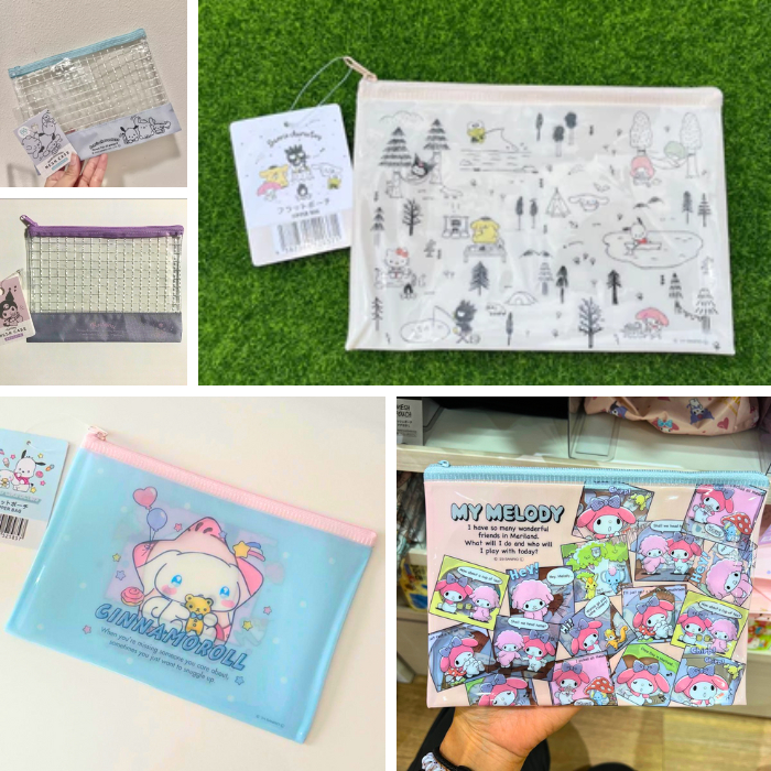 

PVC POUCH POUCH PLASTIK TEMPAT PENSIL SANRIO 20X15cm