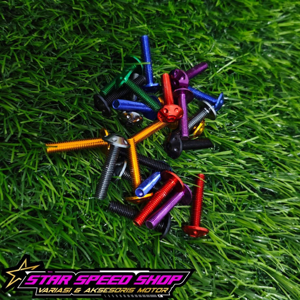 Baut Visor Probolt Full Warna Baut Visor Yamaha Aerox New Aerox Old
