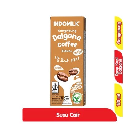 

Indomilk Gangneung Susu UHT Kopi Dalgona Kotak 180 ml