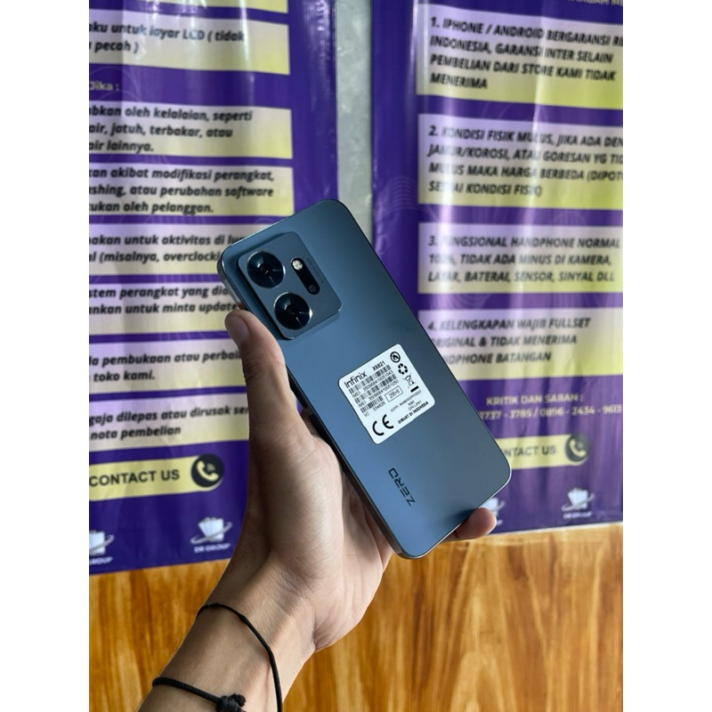 Infinix Zero 20 8/256 Second Fullset Bergaransi