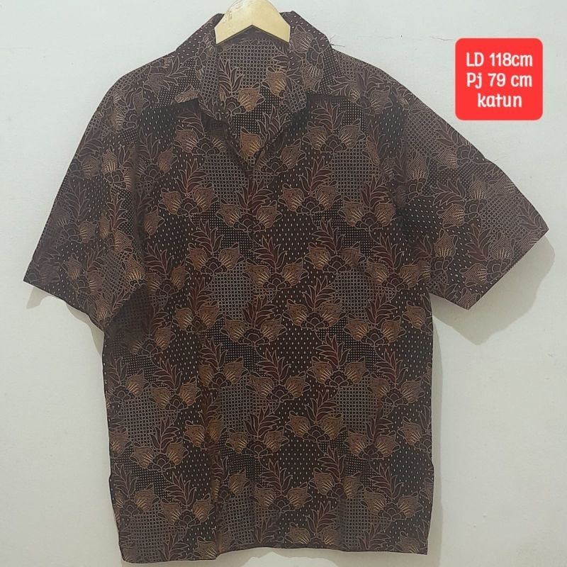 Preloved Kemeja Batik Pria Big size