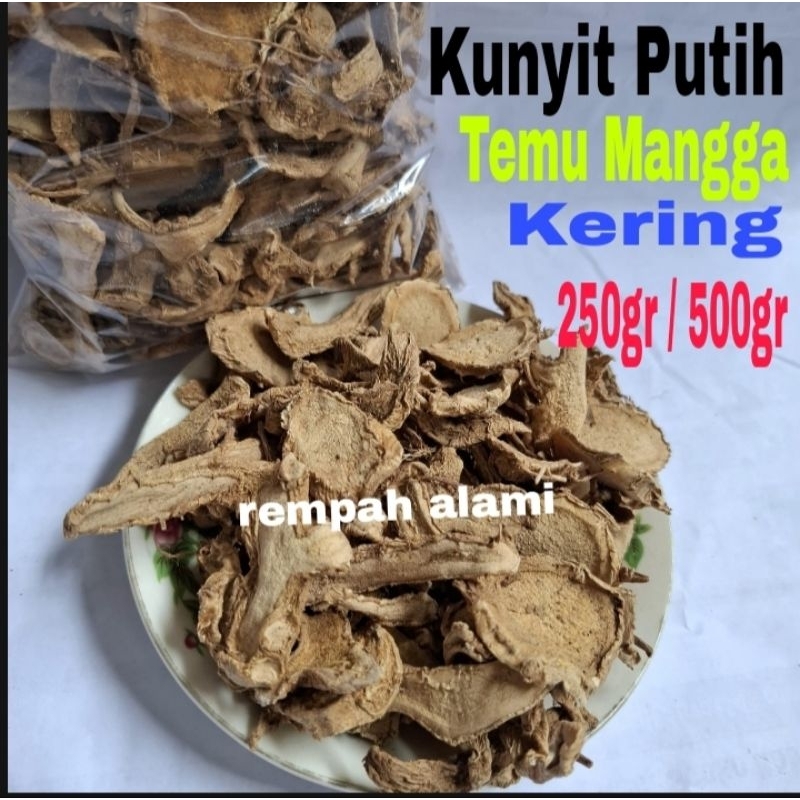 

Kunyit Putih / Temu Mangga iris kering 250/500gr
