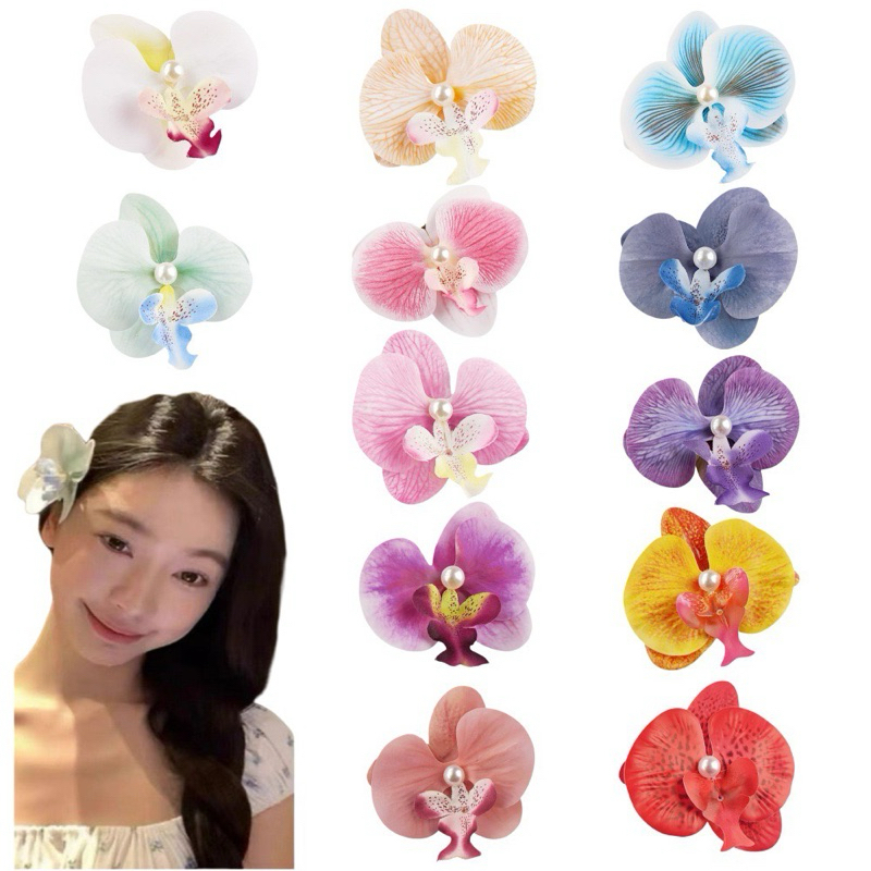 ILY Orchid Hair Clip/Claw | Jepit Bunga Anggrek