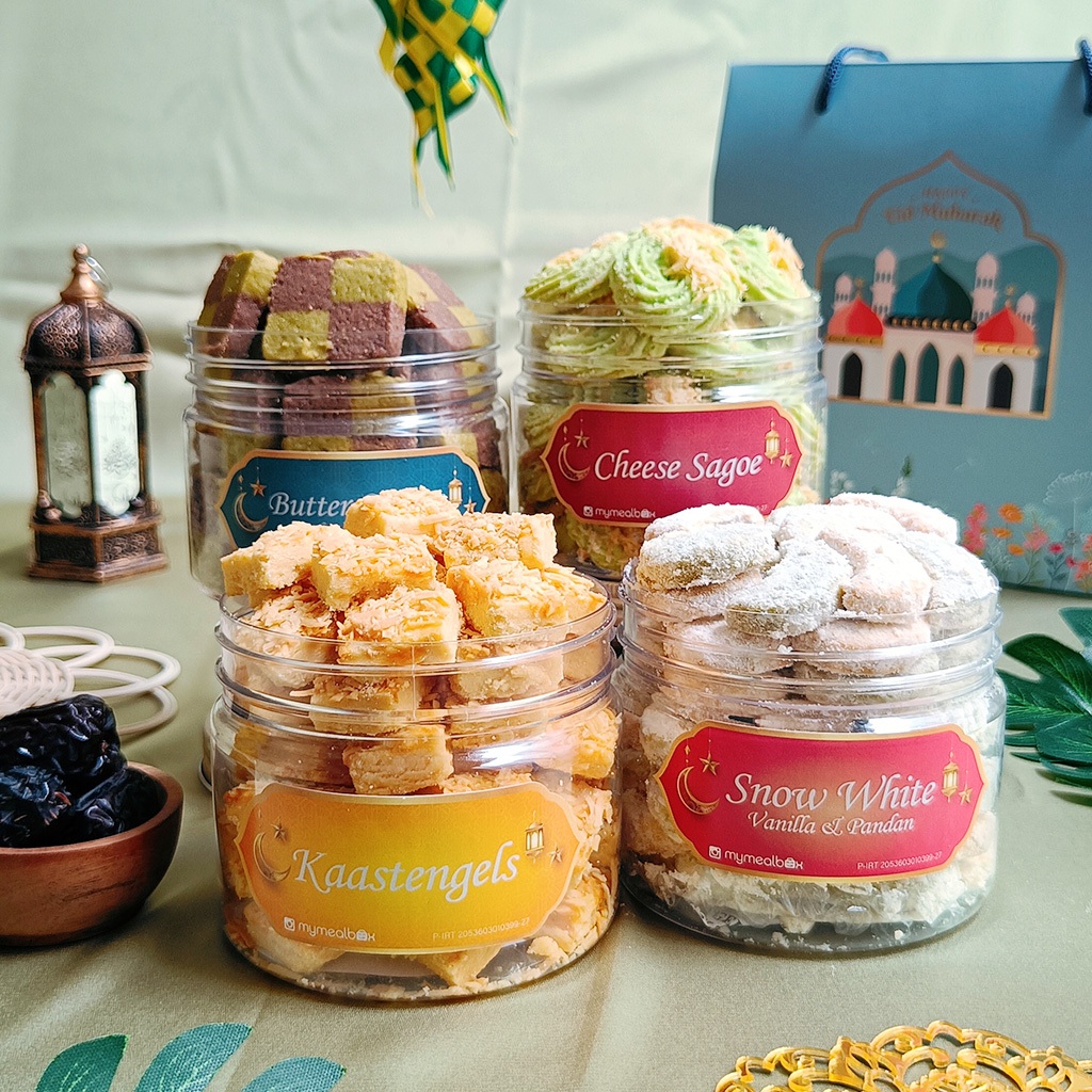 

READY Hampers Eid Lebaran LATIFA 2025 Kue Kering Parcel Cookies Kado Hadiah Bingkisan Idul Fitri by MYMEALBOX