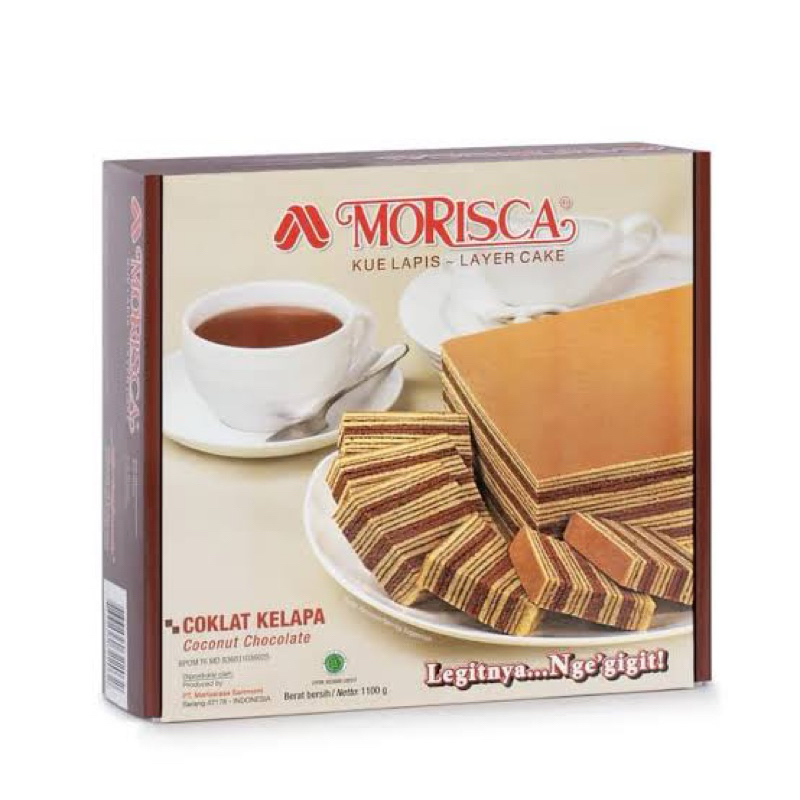 

Morisca Kue Lapis Legit Coklat Cokelat Chocolate Kelapa 1100gr