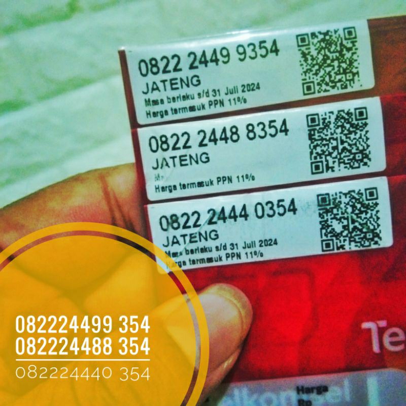 TELKOMSEL CANTI SERI 354 2224440354 2224488354 2224499354 222444 0354 330077 7354