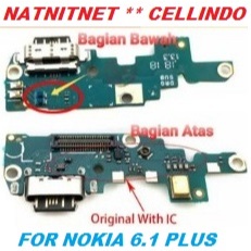 PAPAN CAS +IC / UI CAS NOKIA X6 / NOKIA 6.1 PLUS ORIGINAL BEST QUALITY