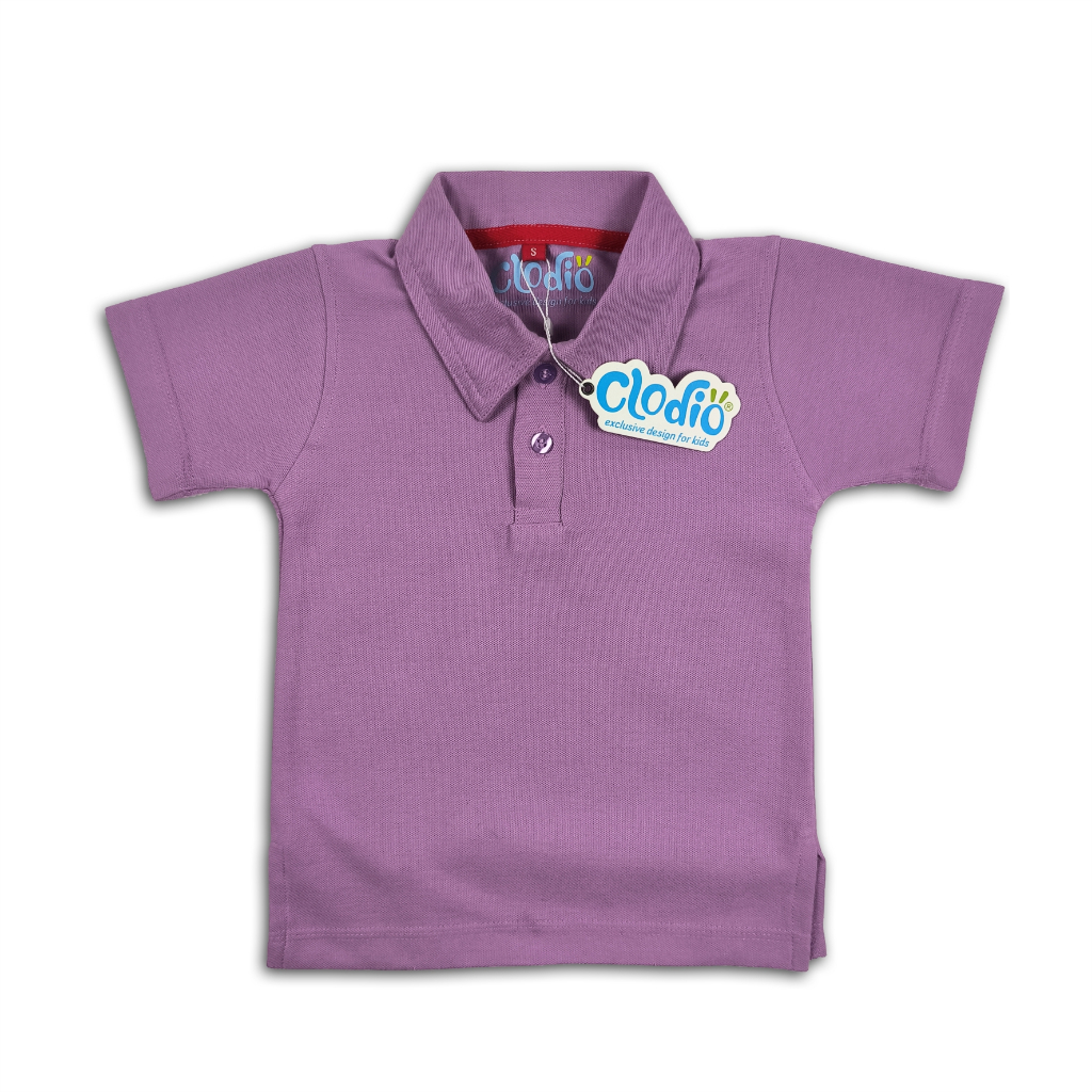 Polo Shirt Bayi & Anak Kaos Berkerah | Lilac