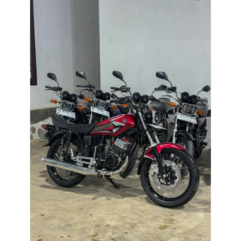 Striping Rx king Merah 2008 Lis Sticker Decal Standar Ori Yamaha Rx King 2008 2009 Merah Hitam Biru