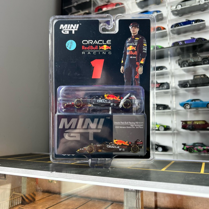 Mini GT Oracle Red Bull Racing F1 #18 Max Verstappen