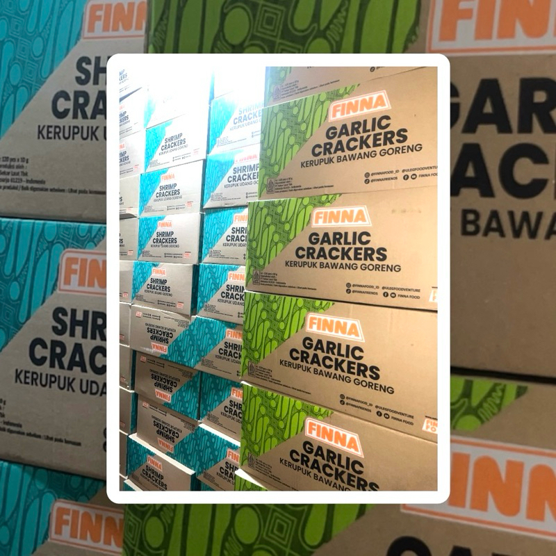 

wadistroalip Kerupuk Finna Cracker Udang Halal 10gr (Karton)