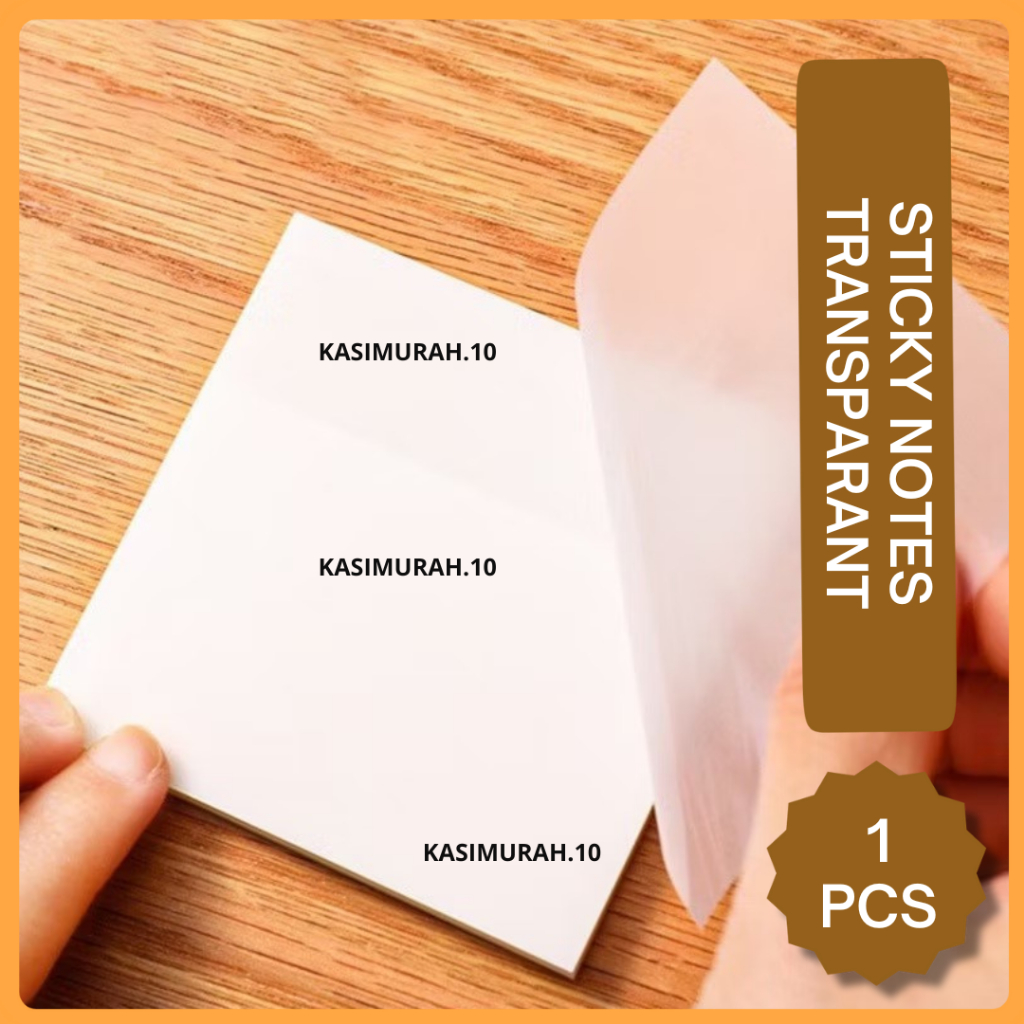 Sticky Notes Bening / Sticky Notes Aesthetic Transparant / Sticky Note Bening Estetik
