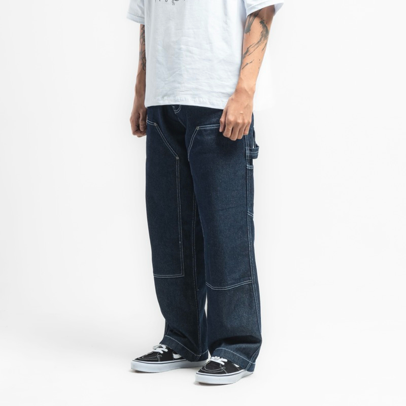 Carpenter Pants | Double Knee | Blue | Morrowsky