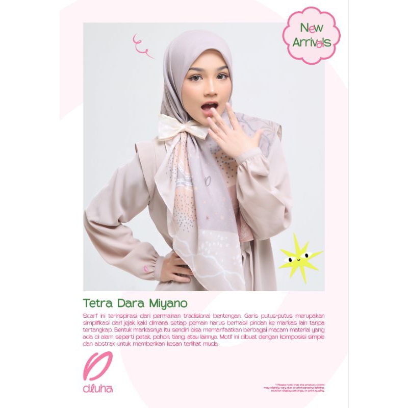 Diskon Tetra Rabbani|Segi empat Motif Rabbani|Tetra Dara Miyano