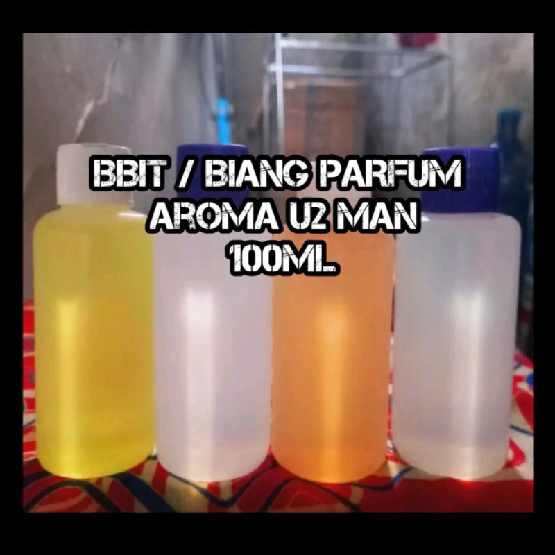BIANG PARFUM AROMA U2 MAN UKURAN 100ML NON ALKOHOL