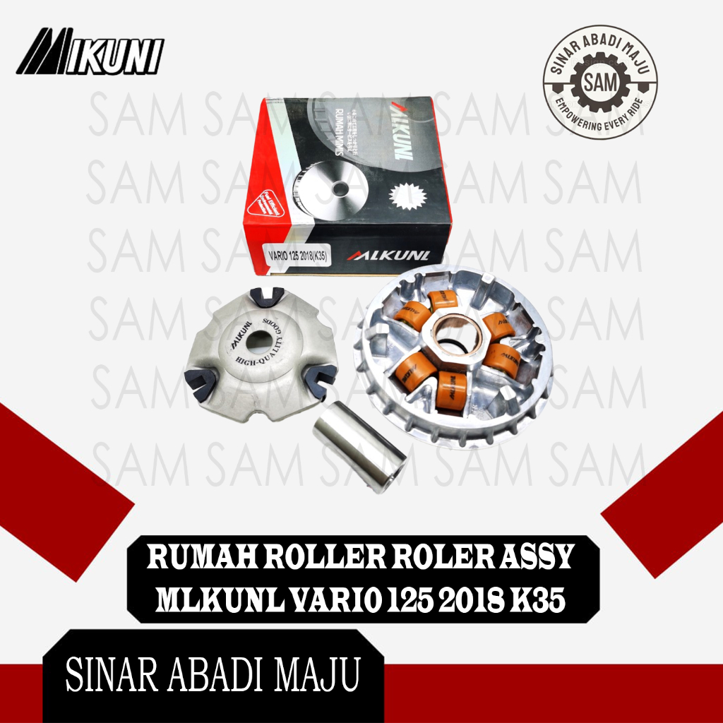 RUMAH ROLLER ROLER SET VARIO 125 2018 K35 KOMPLIT MLKUNL
