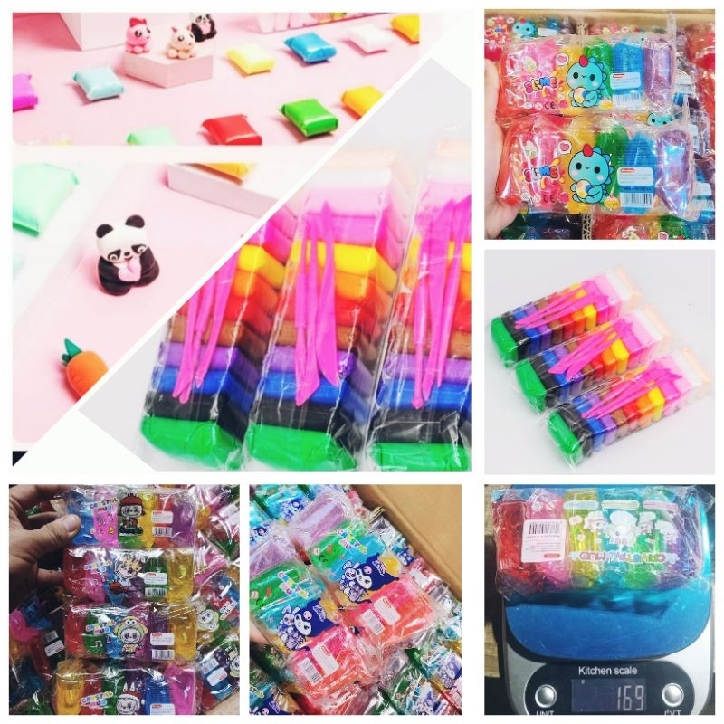 Grosir.CLAY MAINAN ANAK MAINAN LILIN Harga Untuk 1 Lusin(12 PIC)