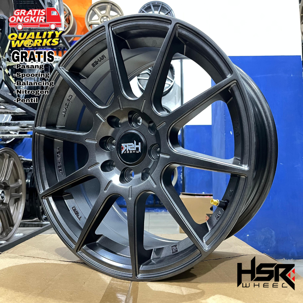 Velg Racing Mobil Agya, Ayla, Ring 16 Velg Modifikasi Hsr Wheel Rai-S2