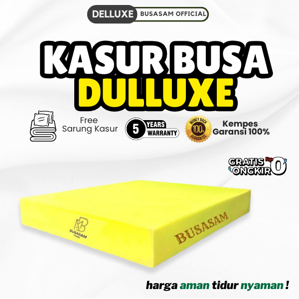 KASUR BUSA SUPER YELLOW FOAM GARANSI RESMI PROMO SPON LEMBARAN KASUR LANTAI BUSASAM