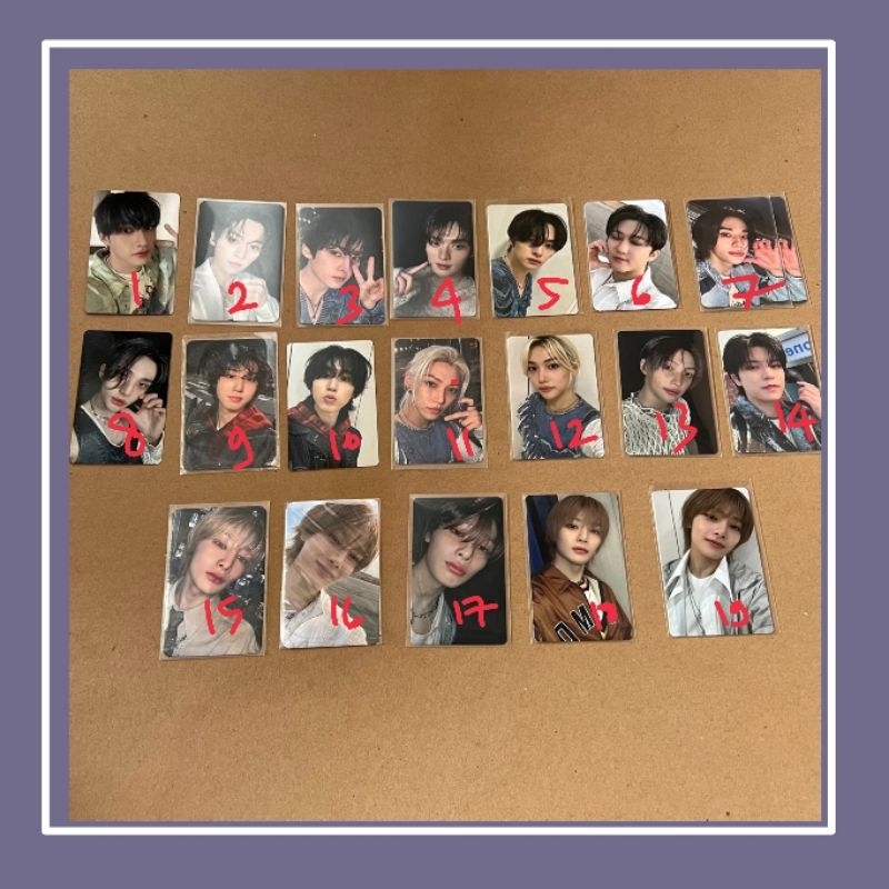 [READY STOCK] STRAY KIDS SKZ ATE PHOTOCARD POB JYPSHOP SOUNDWAVE WITHMUU MUSICPLANT BDM YES24 ALADIN