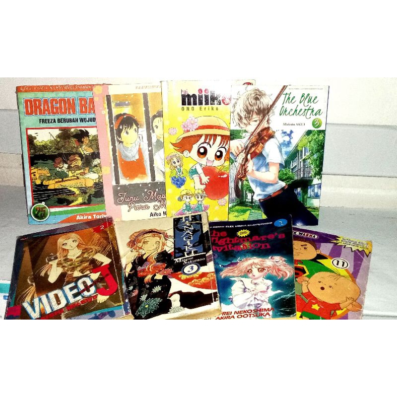 Komik Jepang (Miiko, Dragon Ball, dll)