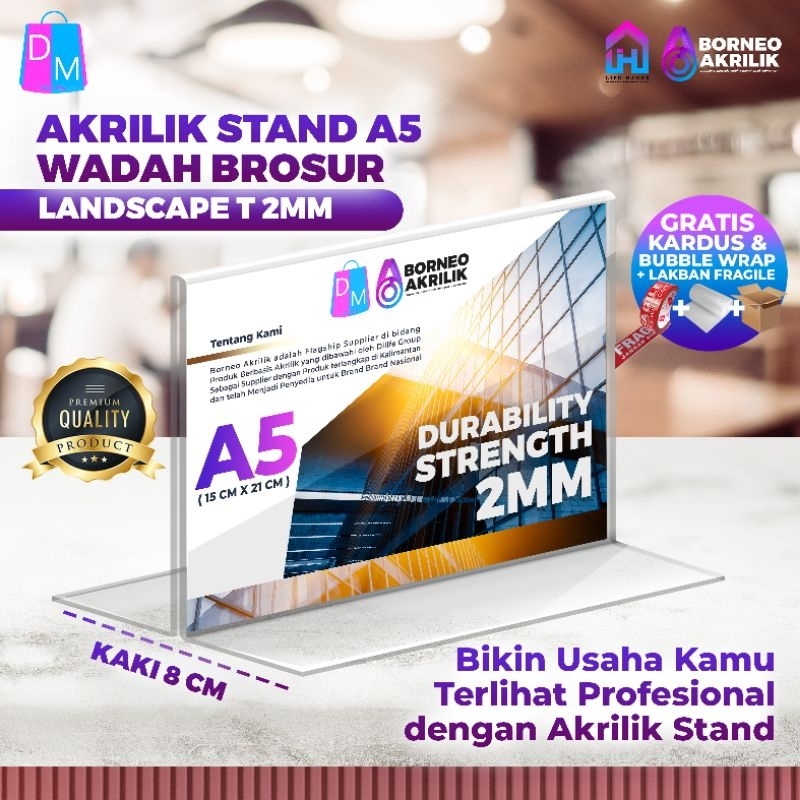 

STANDING AKRILIK A5 KAKI 8CM TENT HOLDER AKRILIK MEDIA PROMOSI AKRILIK PERLENGKAPAN USAHA F&B ALAT TULIS KANTOR AKRILIK LEMBARAN BORNEO AKRILIK DILEMASHOP INDONESIA LIFEHAUSE BOOTH TENANT MALL