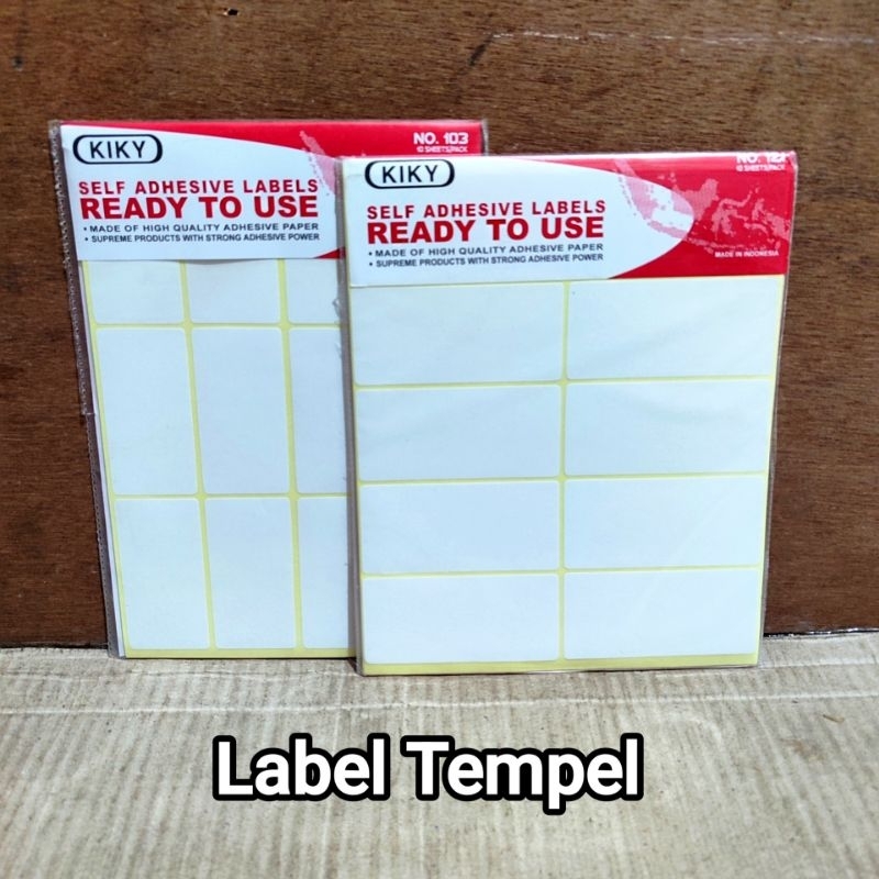 

1 Pak Label Tempel Okey Isi 7 Lembar ( 4 Ukuran )
