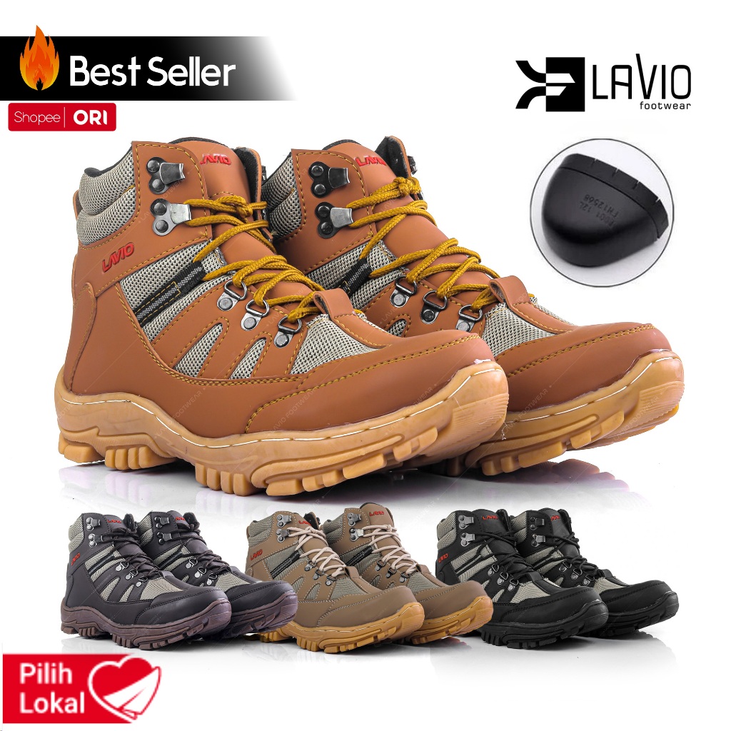 Lavio Sepatu Safety Pria Lavio Armo Premium Quality Best Seller