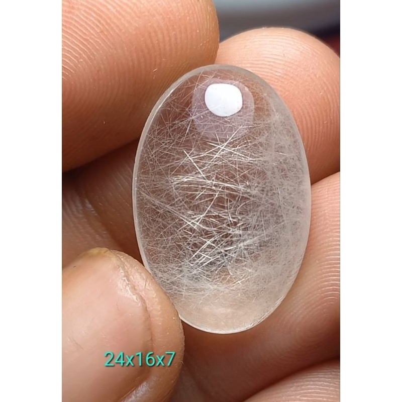 kecubung rambut merah+putih antik