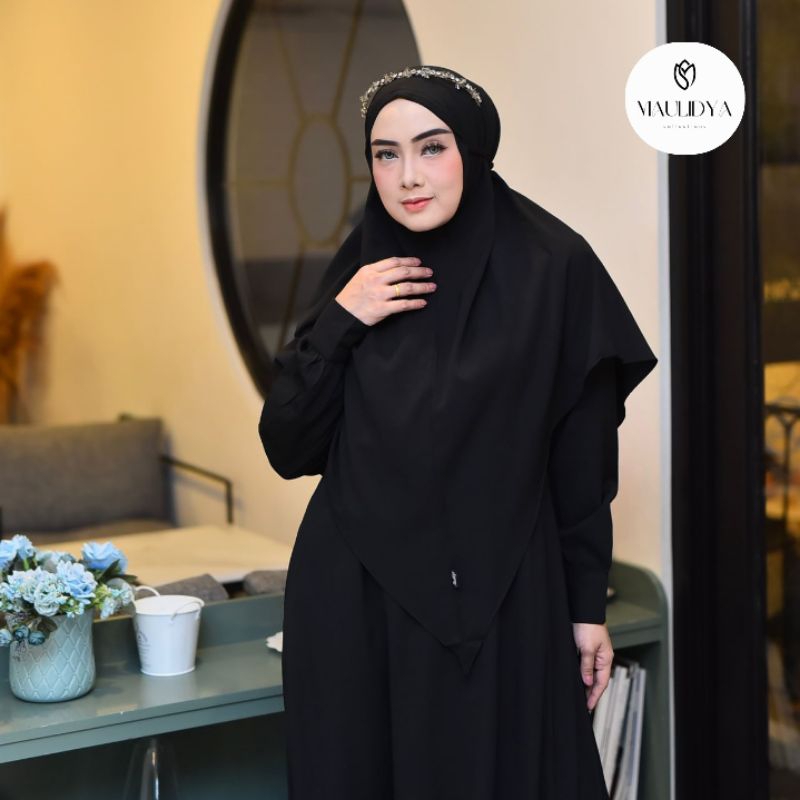 Humaira Set - Gamis Umroh Haji Set Khimar Original Terbaru 2025