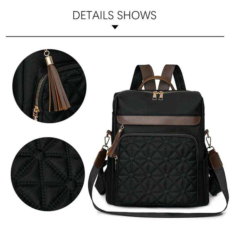 Tas Ransel Wanita Anti Air Multifungsi Ransel Sekolah Kuliah Kerja Kapasitas Besar