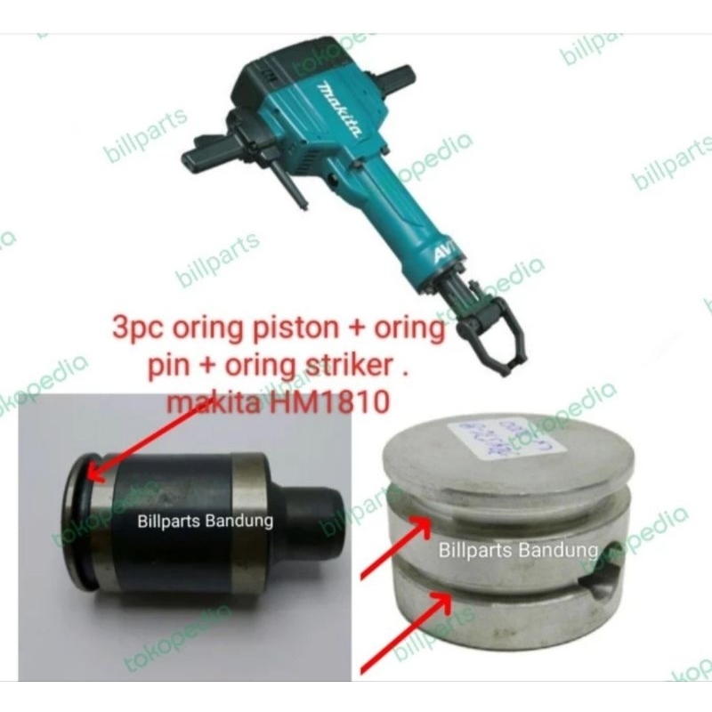 Oring sil piston HM 1810 jack hammer Makita HM1810 sealbobok aspal