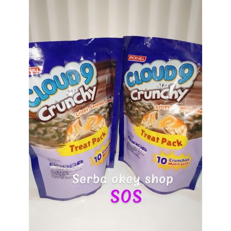 

SOS cloud 9 Crunchy Treat Pack isi 10pcs/ snack bar jack n jill