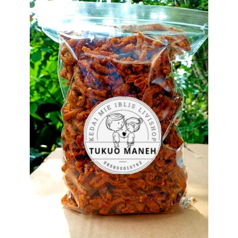 

KERIPIK USUS AYAM CRISPY RASA PEDAS BALADO berat 250gr