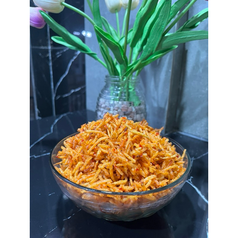 

Kentang Mustofa Premium (Rasa Rendang) Krispi, Kriuk, dan Penuh Cita Rasa Alami