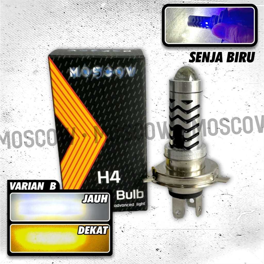 [ BERKAH MOTOR RACING ] LAMPU DEPAN LED LASER 4 LAMPU UTAMA SENJA BIRU LAMPU DEPAN MOBIL MOTOR VIXIO