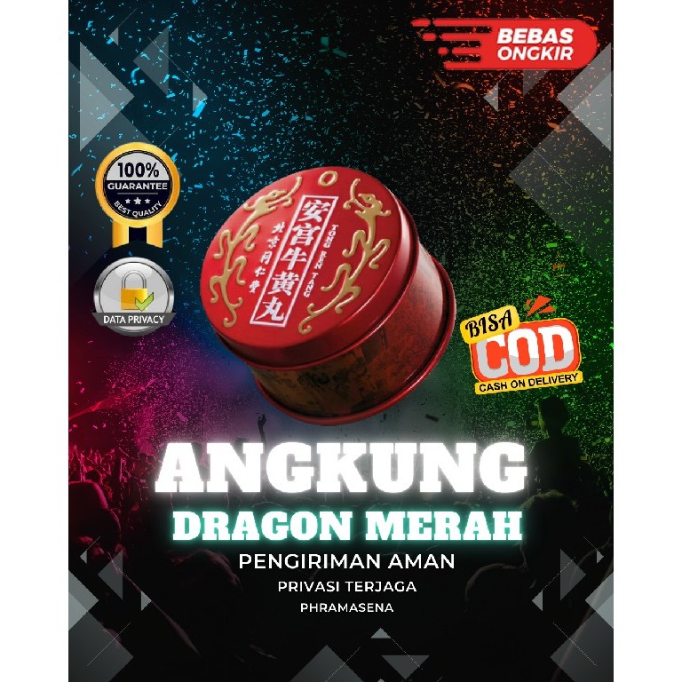 Terabru angkung dragon Merah