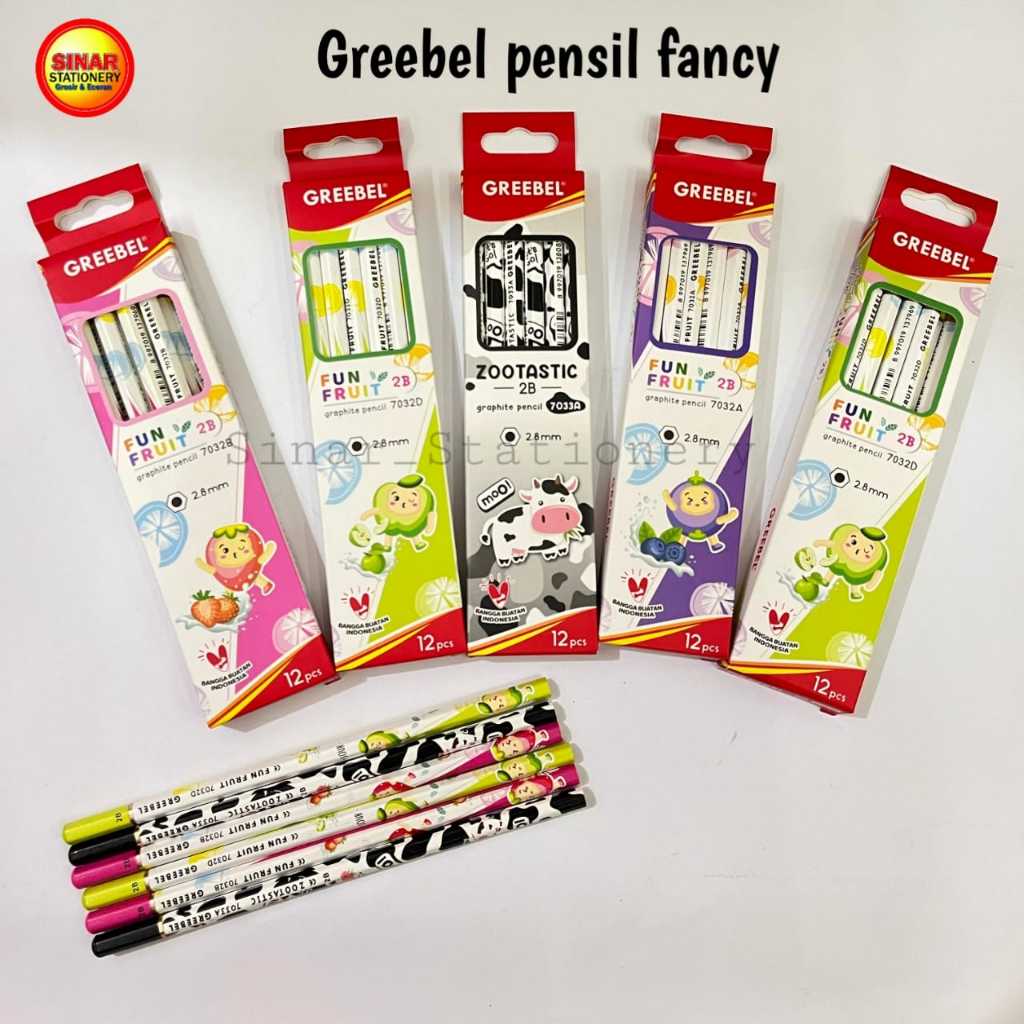 

Greebel Pensil Fancy Fun Fruit 12 pcs