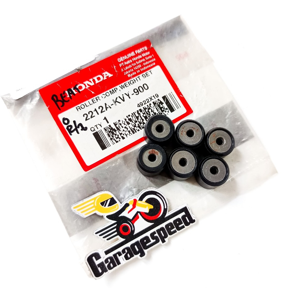 ROLLER SET BEAT SPACY KARBU ROLLER ORI HONDA ORIGINAL