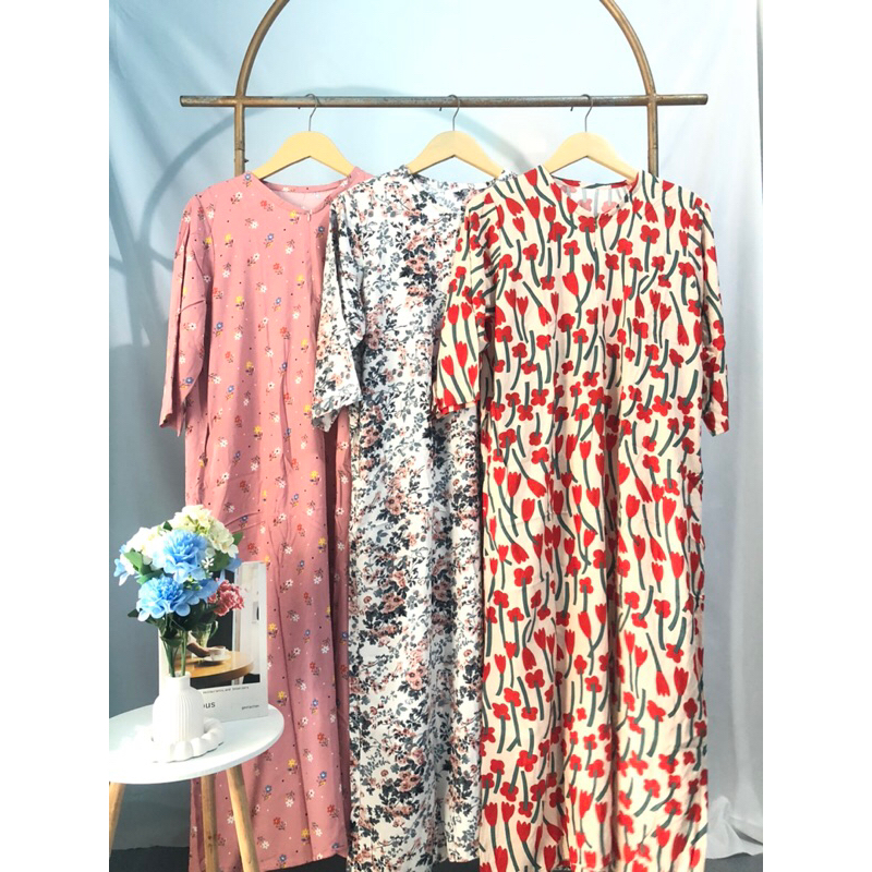 Daster panjang / Daster muslim / Daster habel panjang / daster busui / daster kekinian