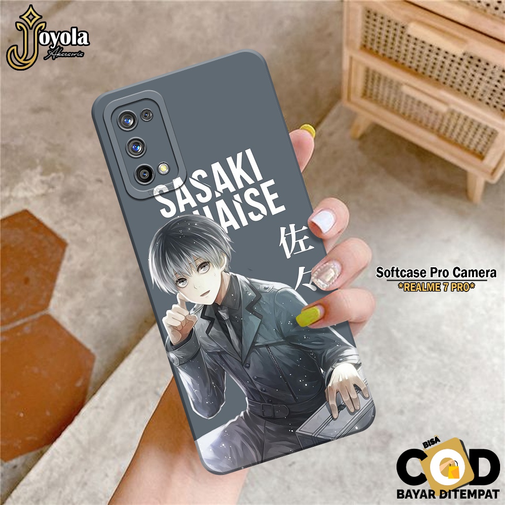 JOYOLA Case REALME 7 PRO - Fashion Case Anime - Softcase REALME 7 PRO - Pro Camera - Casing REALME 7