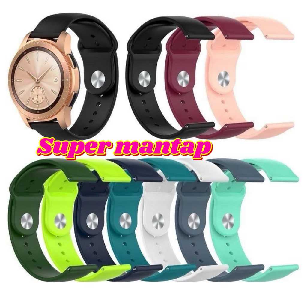 Strap Silicone Smartwatch 18mm For Fossil Gen 5E 42mm Gen 6 42mm Rubber Tali Jam Tangan